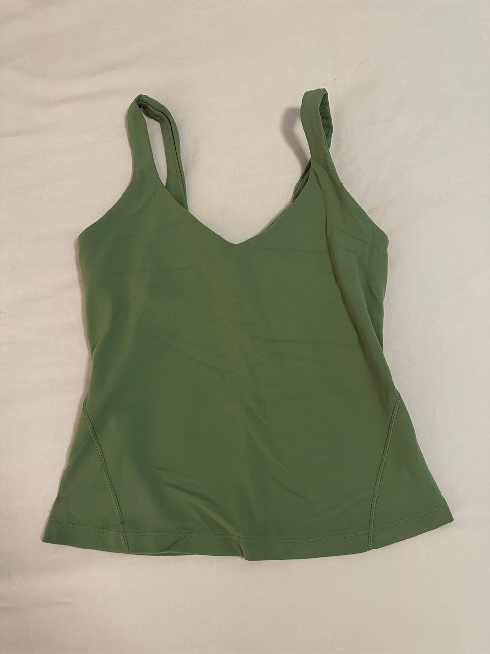 lululemon athletica Olive Green V-Neck Camisole